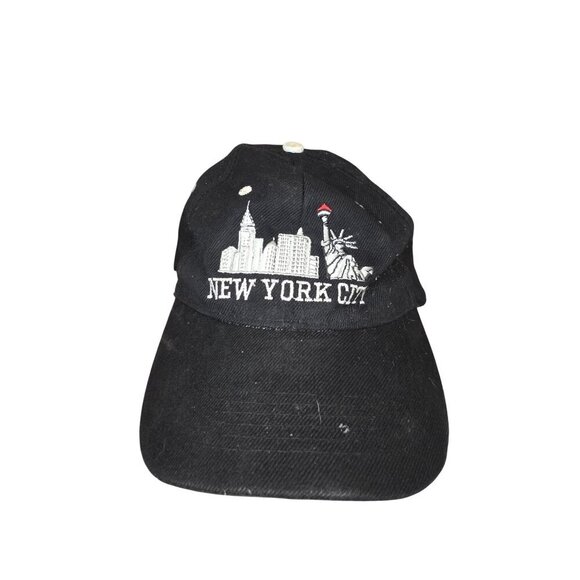 New York City Embroidered Black Baseball Cap - Picture 1 of 6